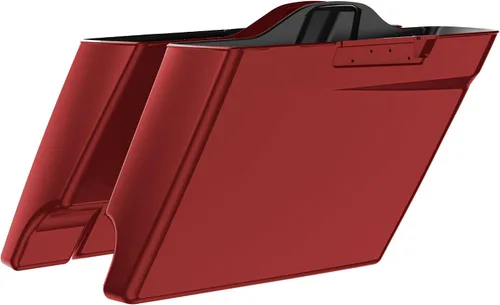 Vista 16 de Alforjas extendidas para Harley Touring Street Glide, Electra Glide, Road Glide 2014-2023 (whisky ámbar)