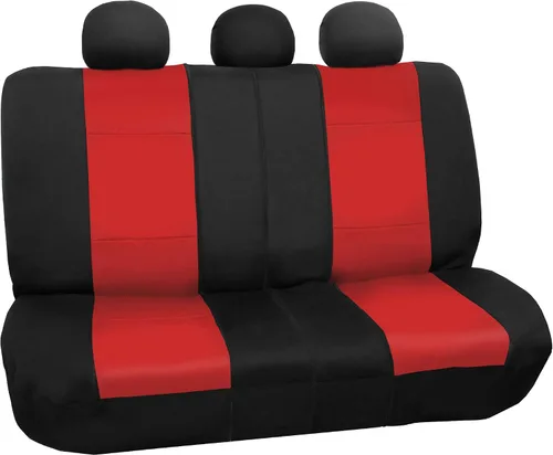 Vista 16 de FH Group Juego completo de fundas de neopreno impermeables para asiento de automóvil, de tres filas y 7 plazas, listas para bolsa de aire