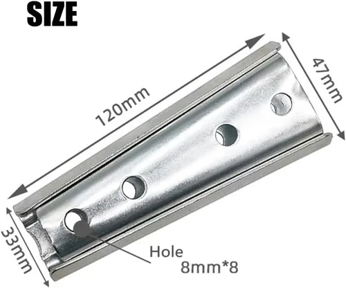 Vista 2 de Pestillo para sofá, piezas de repuesto para cama, accesorios de hardware cónico entrelazados de alta resistencia, conector de muebles para sofá
