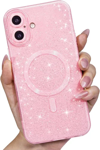 Vista 60 de LoeoeL Funda para iPhone 12 con Purpurina Compatible con Magsafe, Femenina Linda Brillante Magnética Mag Safe Bonita Funda para Teléfono