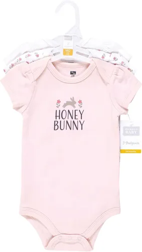 Vista 85 de Hudson Baby baby-girls Cotton Bodysuits 3-pack