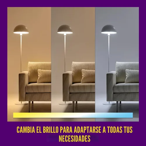 Vista 3 de Bombilla LED inteligente de color WiZ Connected de 120W PAR38 - Se conecta a tu Wi-Fi - Bombilla inteligente E26 - Controla con voz o aplicación +
