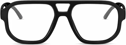 Vista 23 de livho Retro Aviator Blue Light Blocking Glasses for Women Men with Soft Case, Trendy Rectangle Computer Eyeglasses