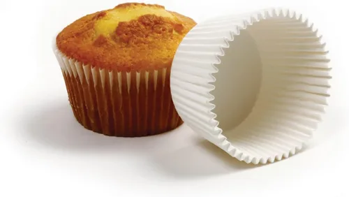 Vista 7 de Norpro Tazas gigantes para magdalenas, color blanco, paquete de 500
