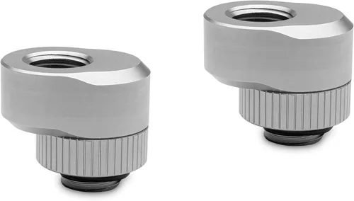 Vista 7 de EKWB EK-Quantum Torque Rotary Offset Adapter Fitting, 7mm, Black Nickel, 2-Pack