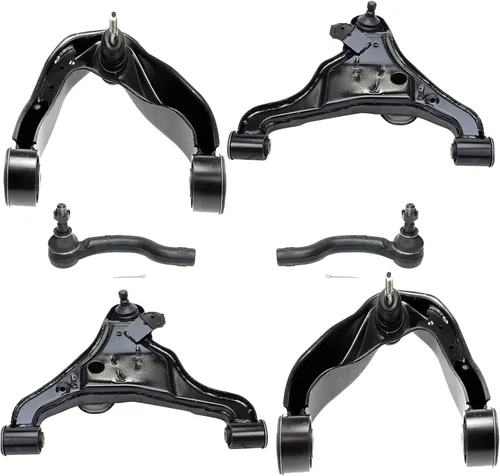 Vista 153 de Detroit Axle - Kit de brazos de control delantero para Chevy Silverado 1500 GMC Sierra 1500 GMC Sierra 1500 Avalanche Yukon Tahoe Escalade ESV EXT