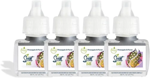 Vista 26 de Scent Fill Ambientador enchufable de sidra de manzana, 4 recambios de aceite perfumado