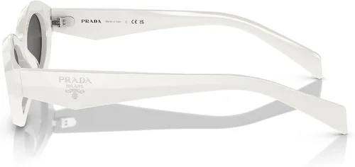 Vista 2 de Prada Gafas de sol PR 26ZS BlancoGris Oscuro 5516145 para mujer, Talco Gris Oscuro