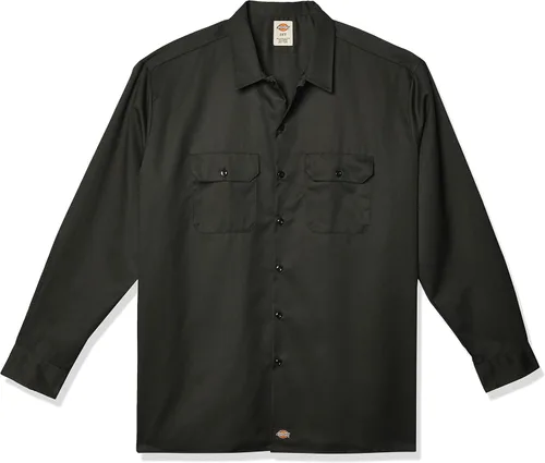 Vista 5 de Dickies Camisa de trabajo de manga larga grande y alta para hombre