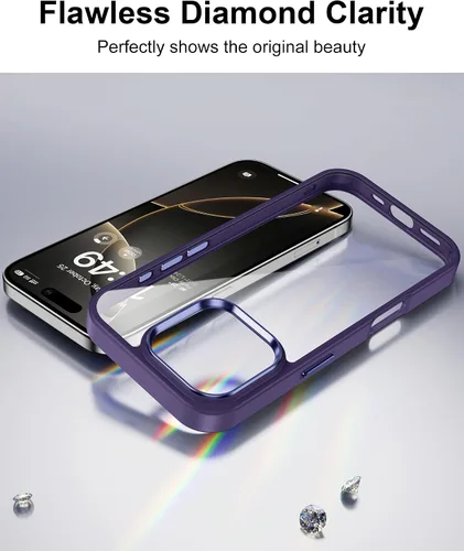 Vista 278 de HOOMIL Funda para iPhone 7 Plus/iPhone 8 Plus de 5.5 Pulgadas, sin amarillamiento, protección contra caídas, cubierta trasera dura transparente