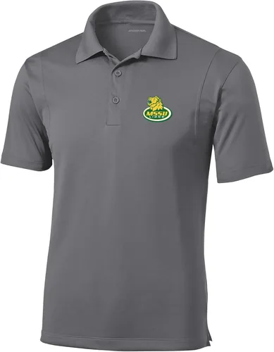 Vista 79 de Polo atlético de micro piqué NCAA para hombre Prime con cuello propio