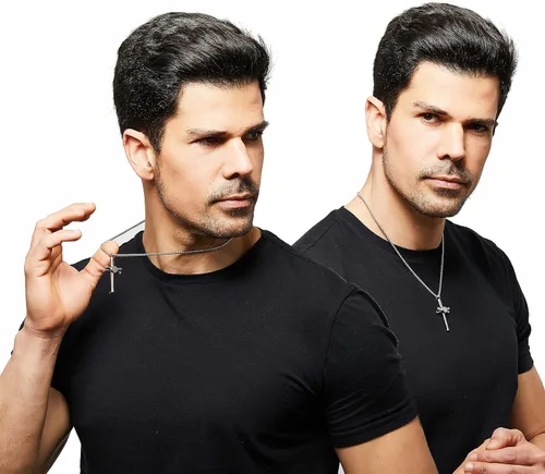 Vista 7 de Collar de béisbol para hombres y niños, con cruz y número inicial 0-99, cadena y dije de acero inoxidable, hecho a medida para mujeres y niñas