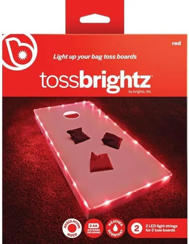 Vista 10 de Brightz TossBrightz - Luces LED de Cornhole para tablero y agujero - Incluye luces para 2 tableros - Ilumina el borde del tablero de cornhole