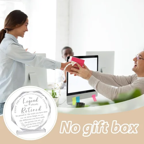 Vista 7 de Chunful Regalos de feliz jubilación para hombres y mujeres, placa de recuerdo y jubilación, regalos inspiradores para profesores jubilados, policía