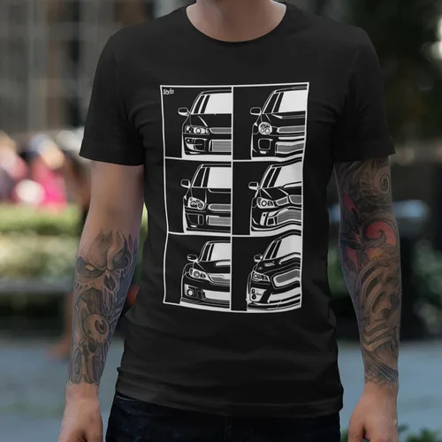 Vista 37 de Subie Generation Cars - Camiseta de manga corta para adultos, mecánico japonés de carreras, regalo para amantes de los automóviles, entusiastas