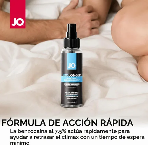 Vista 4 de JO Prolonger Delay Spray - Spray de benzocaína al 7.5% para hombres, control de clímax de acción rápida y resistencia, 2 onzas líquidas