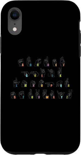 Vista 25 de Sign Language Alphabet Design Case for iPhone 17