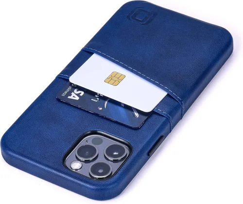 Vista 15 de Dockem Funda tipo cartera para iPhone 12 y iPhone 12 Pro: Placa de metal integrada para montaje magnético y 2 tarjeteros de crédito: 6.1" Exec M2