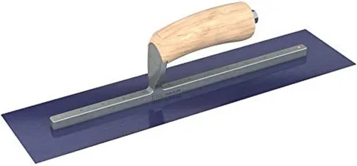 Vista 15 de Bon 66-175 - Paleta de acero con acabado urbano, cuadrada, acero azul, 12 x 3 pulgadas, madera Manija de madera