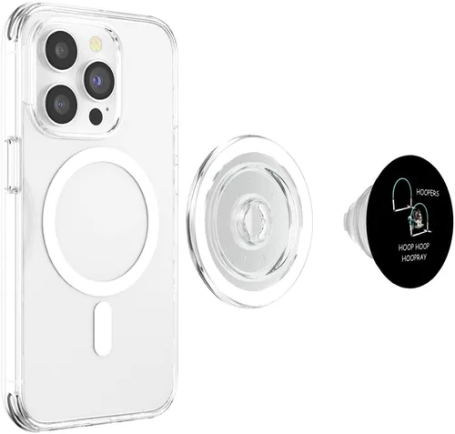 Vista 4 de Dog Agility Dog Hoopers Papillon - Aro de aro Hoopray PopSockets MagSafe PopGrip para iPhone