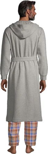 Vista 2 de Lands End Bata de sudadera seria para hombre