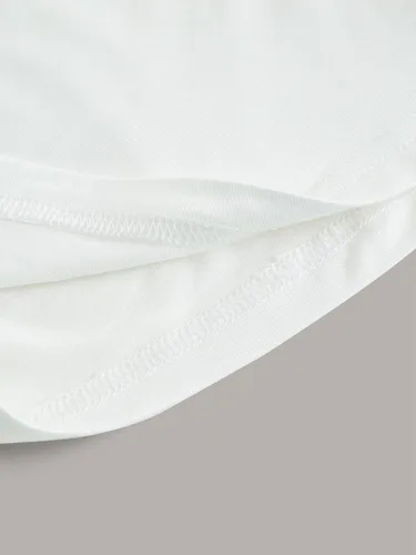 Vista 3 de WDIRARA Top de tubo corto sin tirantes con estampado de mariposas y diamantes de imitación para mujer