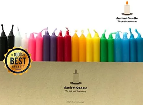 Vista 3 de SellAllDay - Juego de velas mágicas de 7 pulgadas, 10 colores surtidos (20)