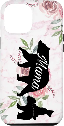 Vista 26 de Mama Bear Mom Gift Phone Holder - 2 Cubs Kiddo Mom Case for iPhone 17