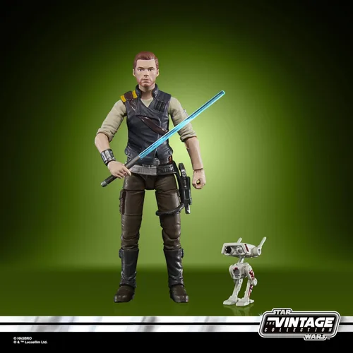 Vista 7 de STAR WARS The Vintage Collection Cal Kestis Toy - Figura de acción de Jedi a escala de 3.75 pulgadas, juguetes para niños a partir de 4 años