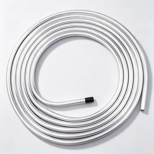 Vista 2 de AC PERFORMANCE Tubo Duro de Línea de Combustible de Aluminio de 1/2 Pulgada, Bobina de 11.5 Pies Plateado
