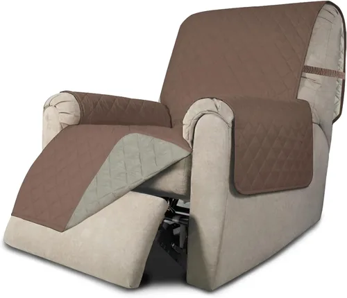 Vista 216 de Easy-Going - Funda reversible para sofá, resistente al agua, con varillas de espuma y correas elásticas, protector de muebles para mascotas y perros