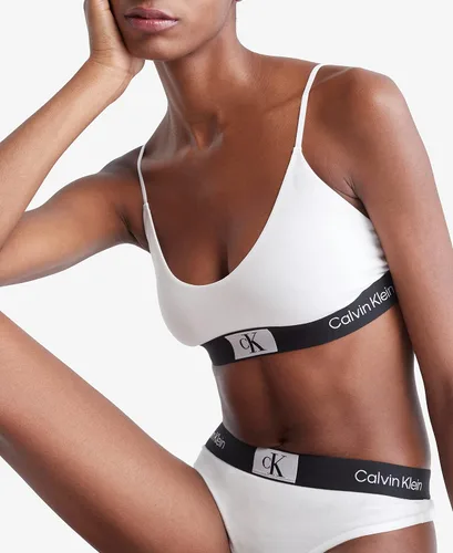 Vista 3 de Calvin Klein Bragas modernas de algodón 1996 para mujer, paquete múltiple
