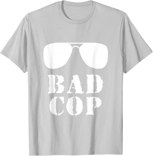 Vista 66 de Bad Cop Funny Police - Camiseta a juego para padre e hijo, Negro, S
