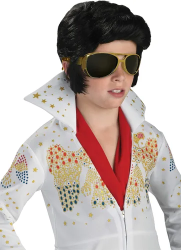 Vista 3 de Peluca infantil de Elvis
