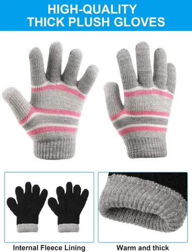 Vista 5 de Guantes de invierno para niños de 3 a 6 años