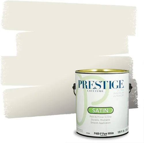 Vista 57 de PRESTIGE Pinturas Pintura Exterior e Imprimación en Uno, 1 Galón, Mate, Combinación Comparable de Sherwin Williams* Black Magic* SW6991-PCM