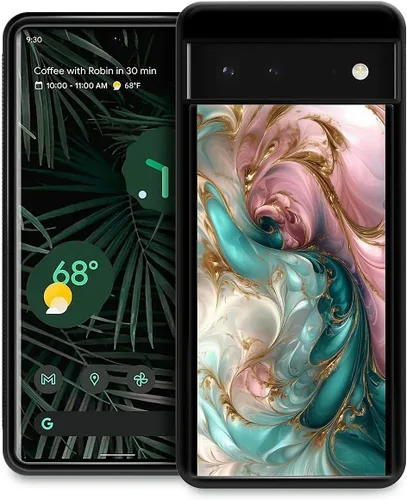 Vista 122 de Compatible con Google Pixel 4A 5G Mobile Case Creative Acrylic Back Panel Silicona Edge Case Slim Protección Especialmente para Google Pixel 4A 5G