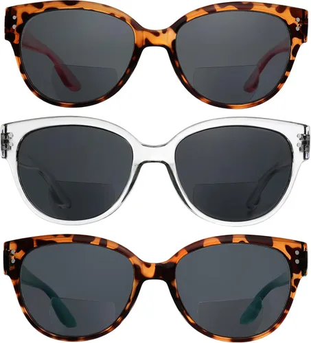Vista 2 de Yogo Vision Bifocal Sunglasses for Women Reader Sunglasses Classic Retro Style Sun Protection Outdoors Eyewear