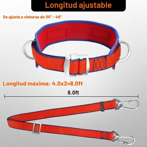 Vista 2 de Trsmima Safety Belt with Adjustable Lanyard and Updated Waist Pad