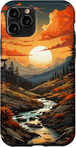 Vista 29 de Great Smoky Mountains - Mountain Scene Mountain Theme Nature Case for iPhone 17