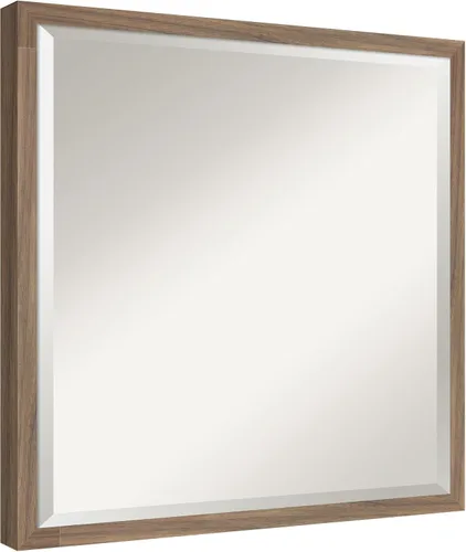 Vista 11 de Amanti Art Espejo de baño gris para sobre el fregadero, espejo rectangular gris arcilla esbelta de 24 x 30 pulgadas, marco de madera contemporánea