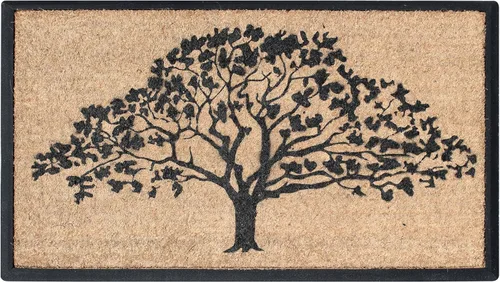 Vista 35 de A1HC Tapete para Puerta de Fibra de Coco Natural y Caucho, 30"x48" – Grueso, Duradero, Resistente, Anti-Desprendimiento, Resistente a la Medio