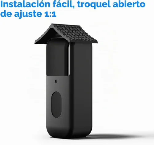 Vista 4 de Funda de silicona para timbre de video Blink modelo más nuevo, resistente a la intemperie, impermeable, protección UV, protector de piel para cámara