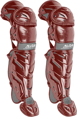 Vista 18 de All-Star Protectores de piernas de béisbol S7 Axis para jóvenes de 9 a 16 años, estándar NOCSAE, protección de nivel élite con tecnología patentada