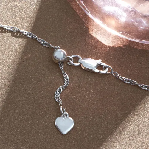 Vista 7 de Ross-Simons Sterling Silver Personalized Floral Locket Necklace