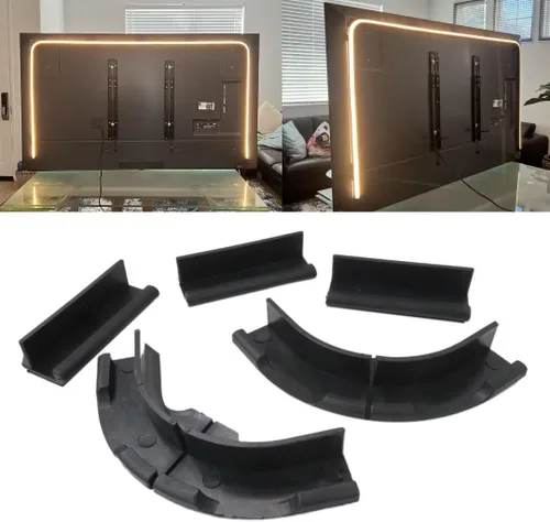 Vista 6 de Juego de 5 soportes de montaje para tira de luz de gradiente Philips Hue Play