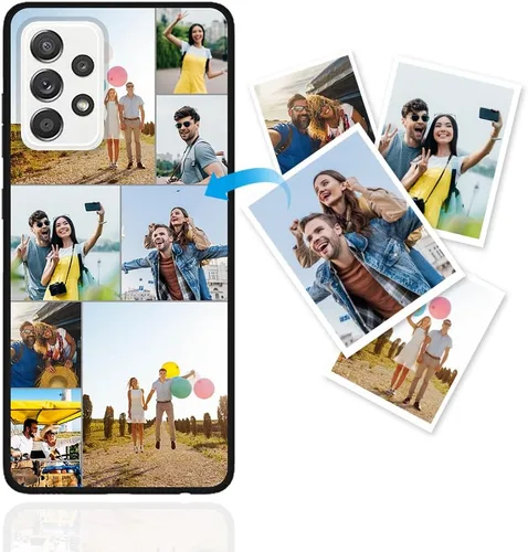 Vista 14 de Funda de teléfono personalizada para Samsung Galaxy A52s 5G/Galaxy A52, funda para teléfono con foto, funda protectora de TPU suave, funda Black 1