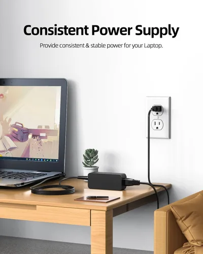 Vista 7 de Superer Cargador de CA de 33 W apto para Asus Vivobook E410MA E410M E410 E210MA E210M E210 E510 E510M E510MA Laptop Model 7.5ft Cable adaptador