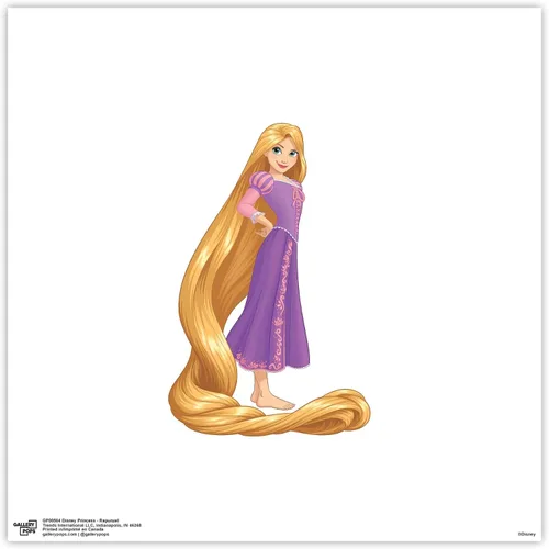 Vista 10 de Trends International Gallery Pops Disney Princess - Póster de pared Rapunzel para pared, 12 x 12 pulgadas, versión enmarcada en negro Versión