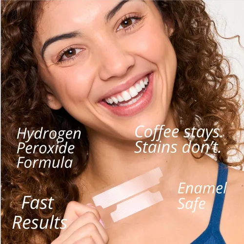 Vista 5 de MaxStrips™ Tiras blanqueadoras de dientes al 12% – Tiras blanqueadoras profesionales de peróxido al 12%, tecnología Dryfit antideslizante, seguro